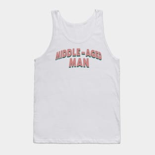 Middle-Aged Man 90s SNL Superhero Skit Tank Top